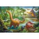 Trefl Puzzle 60 pièces : Migration des dinosaures