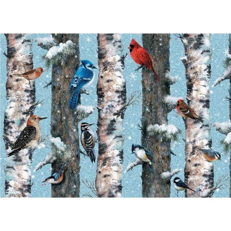 Piatnik Puzzle 1000 pièces : oiseaux d'hiver