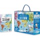 SASSI JUNIOR Puzzle & Livre Voyagez, découvrez, explorez, La Terre Sassi Junior