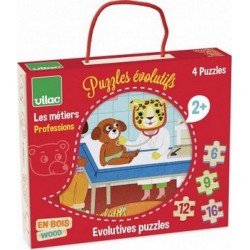 Vilac 4 puzzles evolutifs metiers