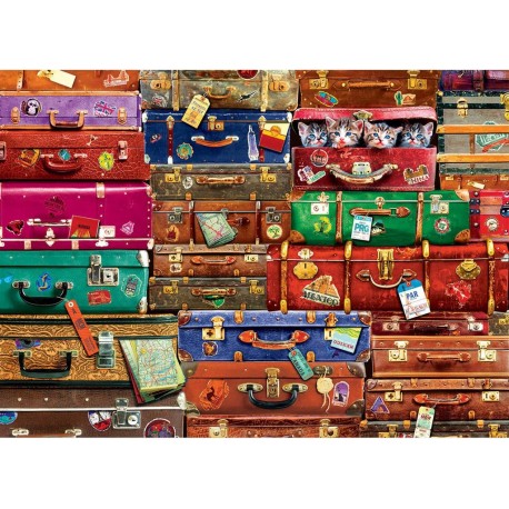 Eurographics Puzzle 1000 pieces : Valises de voyage