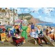 Puzzle 500 pièces : Front de mer de Sidmouth