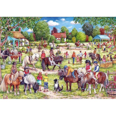 Gibsons Puzzle 250 pièces XL : Poney Club Shetland XL