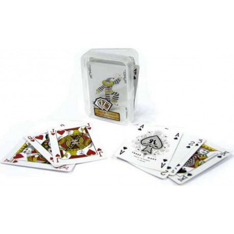 Paris Prix Jeu de 54 Cartes A Jouer 8cm Blanc