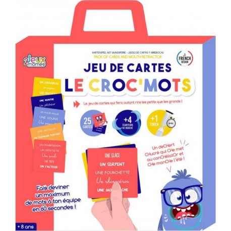 Paris Prix Jeu de Cartes Écarteur de Bouche 8cm Multicolore