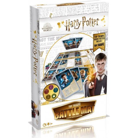 WINNING MOVES Jeu de cartes Top Trumps Battle Mat Harry Potter