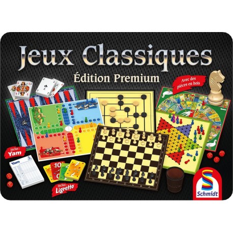 Schmidt Boîte premium les grands jeux classiques