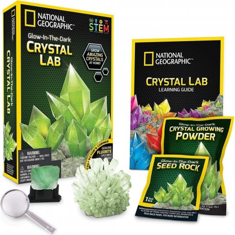 BANDAI National Geographic Faire pousser son cristal Vert