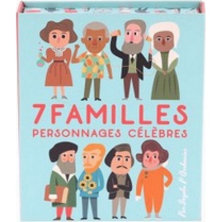 Vilac Jeu de 7 familles personnages celebres Ingela P.Arrhenius