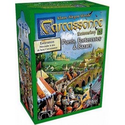 Asmodee Carcassonne Bazars ponts forteresses