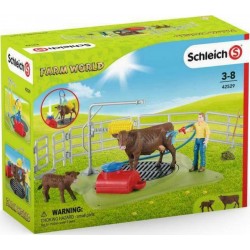 Schleich station de lavage pour vaches