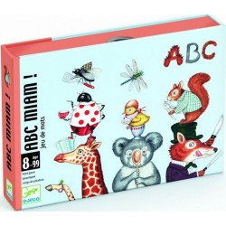 Djeco Jeux de cartes de lettres ABC Miam