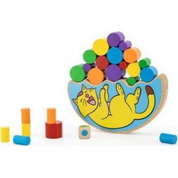 Plan Toys Jeu d'équilibre en bois : Chaton