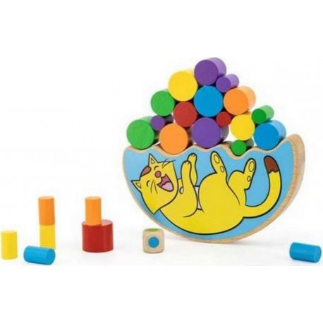 Plan Toys Jeu d'équilibre en bois : Chaton