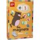 Apli Agipa Magnets Lettres et Animaux dans 6 langues différentes