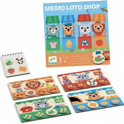 Djeco Jeu de Memoire Loto Shop