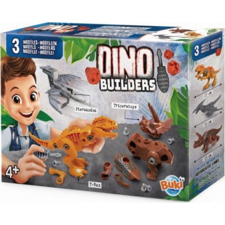 BUKI Dinos a assembler Coffret avec 3 dinosaures