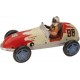 BASS & BASS Voiture de Course Rouge 14 Cm Mecanique a Cle