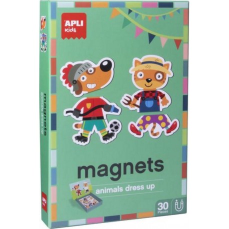 Apli Agipa Magnets Personnages Animaux et Professions pour Enfant