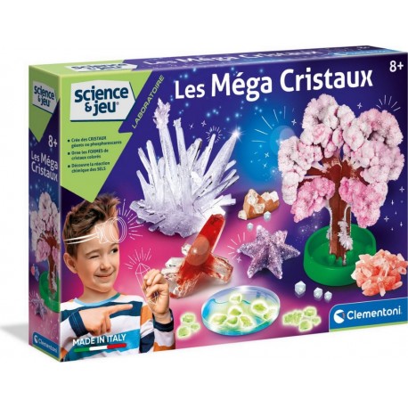 CLEMENTONI Coffrets de sciences Les méga cristaux