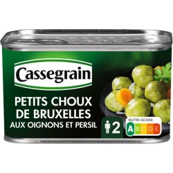 Cassegrain petits Choux de Bruxelles préparés aux oignons et persil 265g