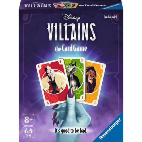 RAVENSBURGER Disney Villains : Le jeu de cartes : 8 américain