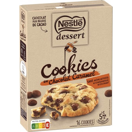 Nestlé Préparation Cookies Chocolat Caramel 336g