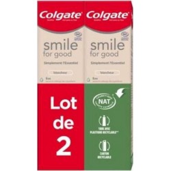 Colgate Dentifrice smile for good Blancheur 75ml x2 x2 tubes 75ml