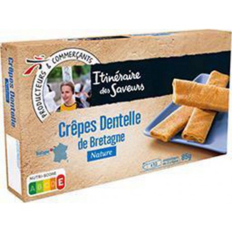 Itinéraire des Saveurs CREPES DENTELLE NATURE de Bretagne 85g