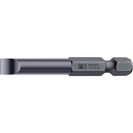 PB Swiss Tools Embout pour visà fente, tige E 6,3, Largeur embout / Longueur totale: 8 mm E6.100/5