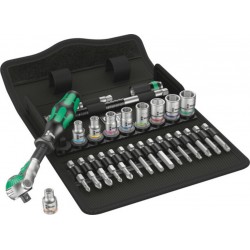 Wera Jeu cliquet 8100 SA 9 Zyklop Speed, à emmanchement 1/4, système impérial, 28 pièces 05004019001