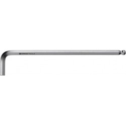 PB Swiss Tools Clé mâle coudée 6 pans, longue chromée, Hexagonal: 1/4 Pouces 212Z.L1/4