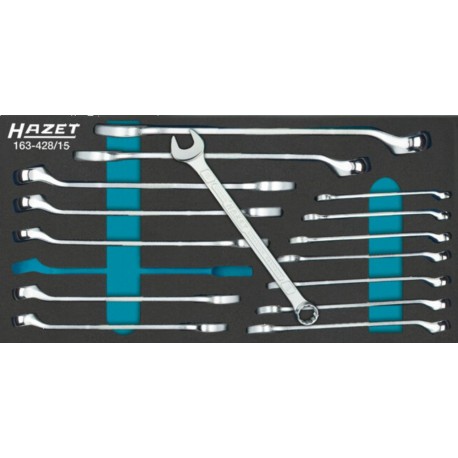 HAZET Jeu de clés mixtes 163-428/15 HAZET