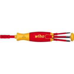 Wiha Porte-embouts à chargeur 38611 6-pces fente / PH / PZD / PZD-S VDE isolé WIHA