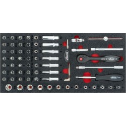 VIGOR Jeu d'outils à douilles 67 V4971