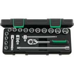 STAHLWILLE Coffret de douilles, carré 3/8 pouce 19 pièces 12 96024132