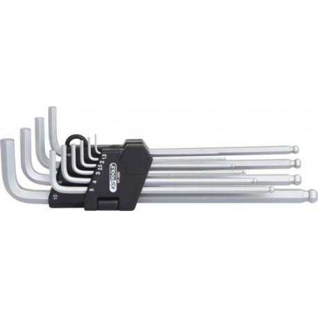 KS Tools Jeu de clé mâle, 6 pans 10pcs. extra long 151,32