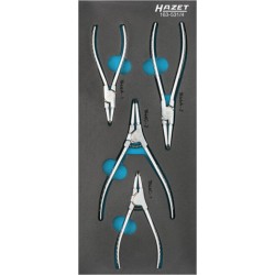 HAZET Jeu de pinces à circlips Hazet 163-531/4, nombre d'outils&nbsp;: 4