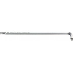 Wiha Clé mâle TORX® à tête sphérique avec jambe courte, argent titane (40976) T30 x 191 mm, 19,2 mm