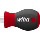 Wiha Tournevis avec porte-embout magnétique Stubby, 1/4 (29463) 57 mm
