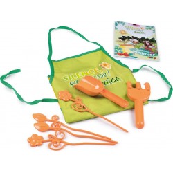 SMOBY Set Tablier De Jardin et accessoires Silence ça pousse