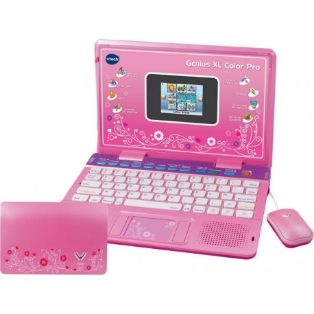 VTECH Ordinateur Genius XL Color Pro Bilingue Rose