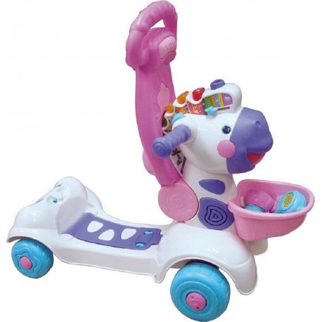 VTECH Trottino Mon zèbre rigolo rose