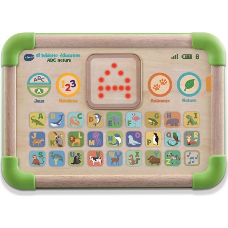 VTECH Tablette éducative ABC nature en bois FSC®