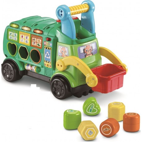 VTECH Maxi camion poubelle recyclo'formes Plastique réutilisé