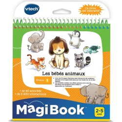 VTECH Livre interactif Les Bébés Animaux Magibook