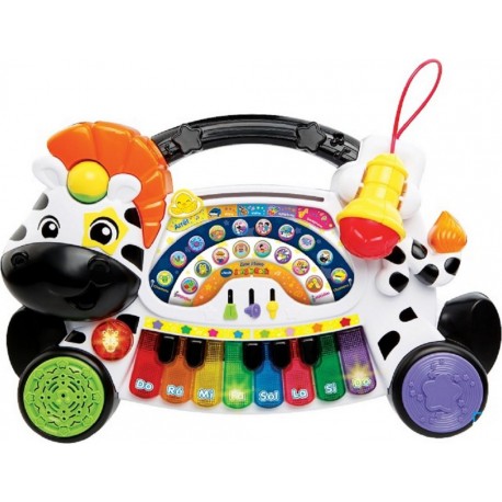 VTECH Mon piano zèbre jungle rock interactif