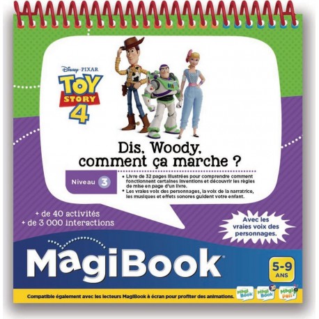 VTECH MagiBook Toy Story 4 Dis, Woody, comment ça marche ?