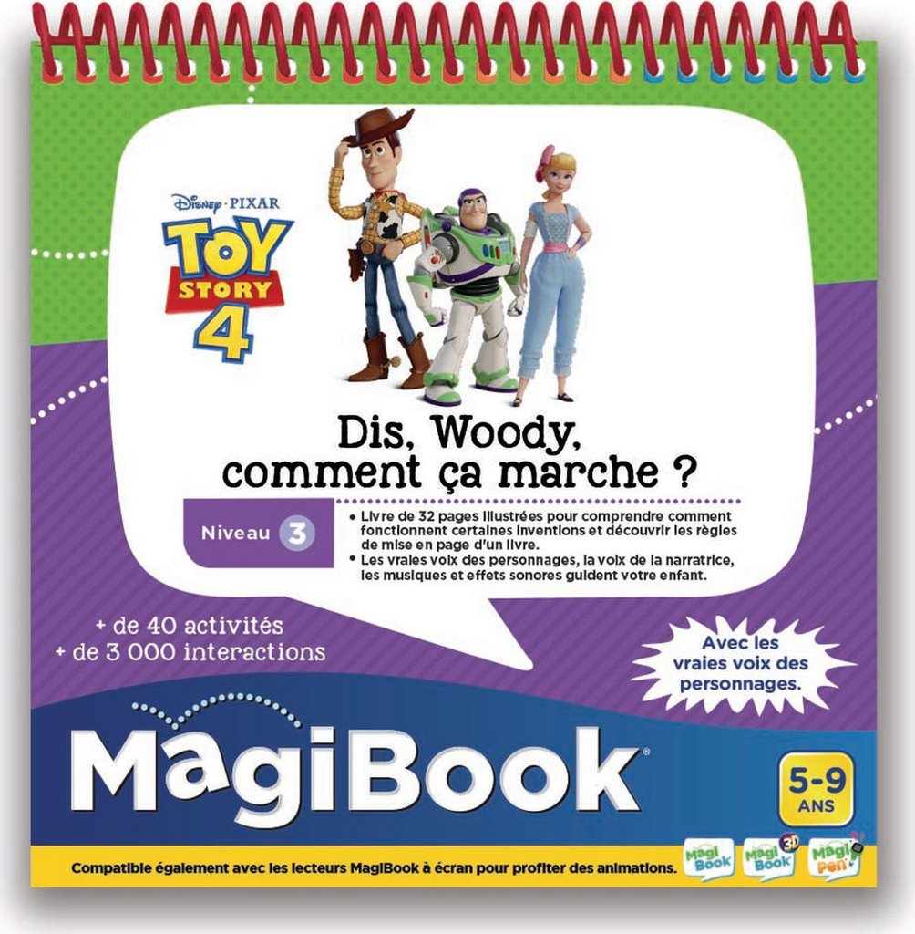 VTECH MagiBook Toy Story 4 Dis, Woody, comment ça marche ? 