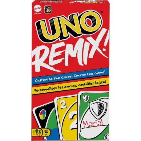 MATTEL Jeu Uno Remix